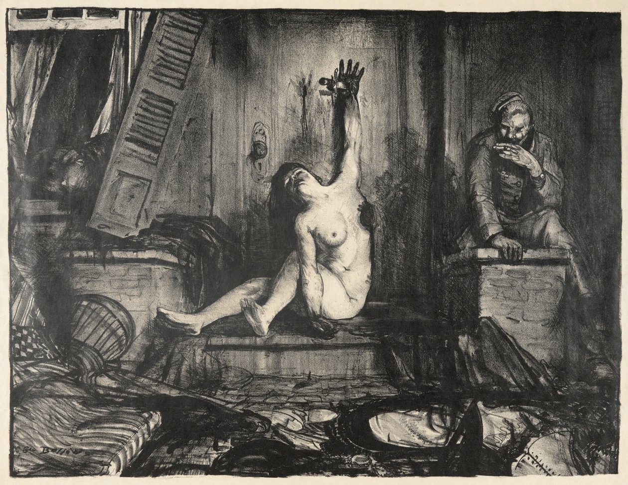The Cigarette: War Series by George Wesley Bellows