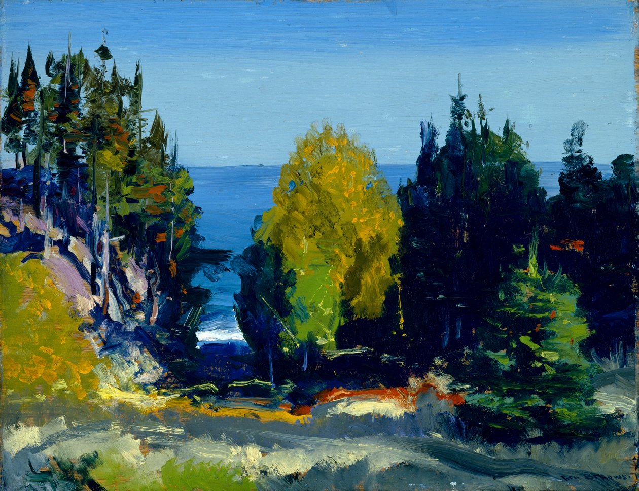 The Grove - Monhegan, 1911 by George Wesley Bellows