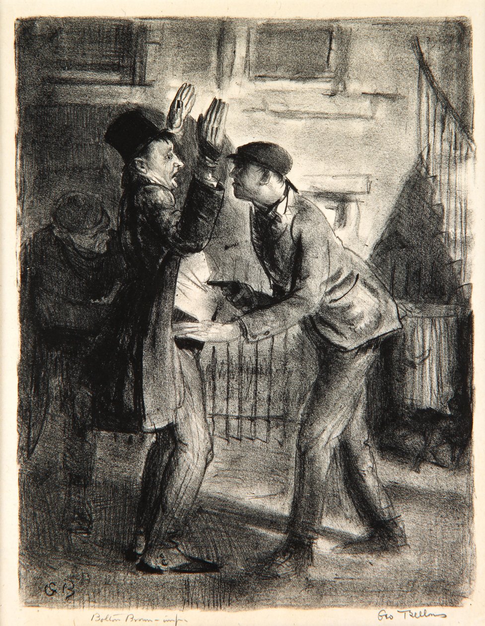 The Hold-Up by George Wesley Bellows