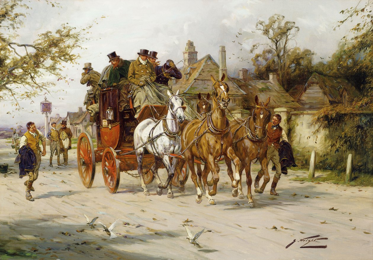 The Oxford to London Mail by George Wright