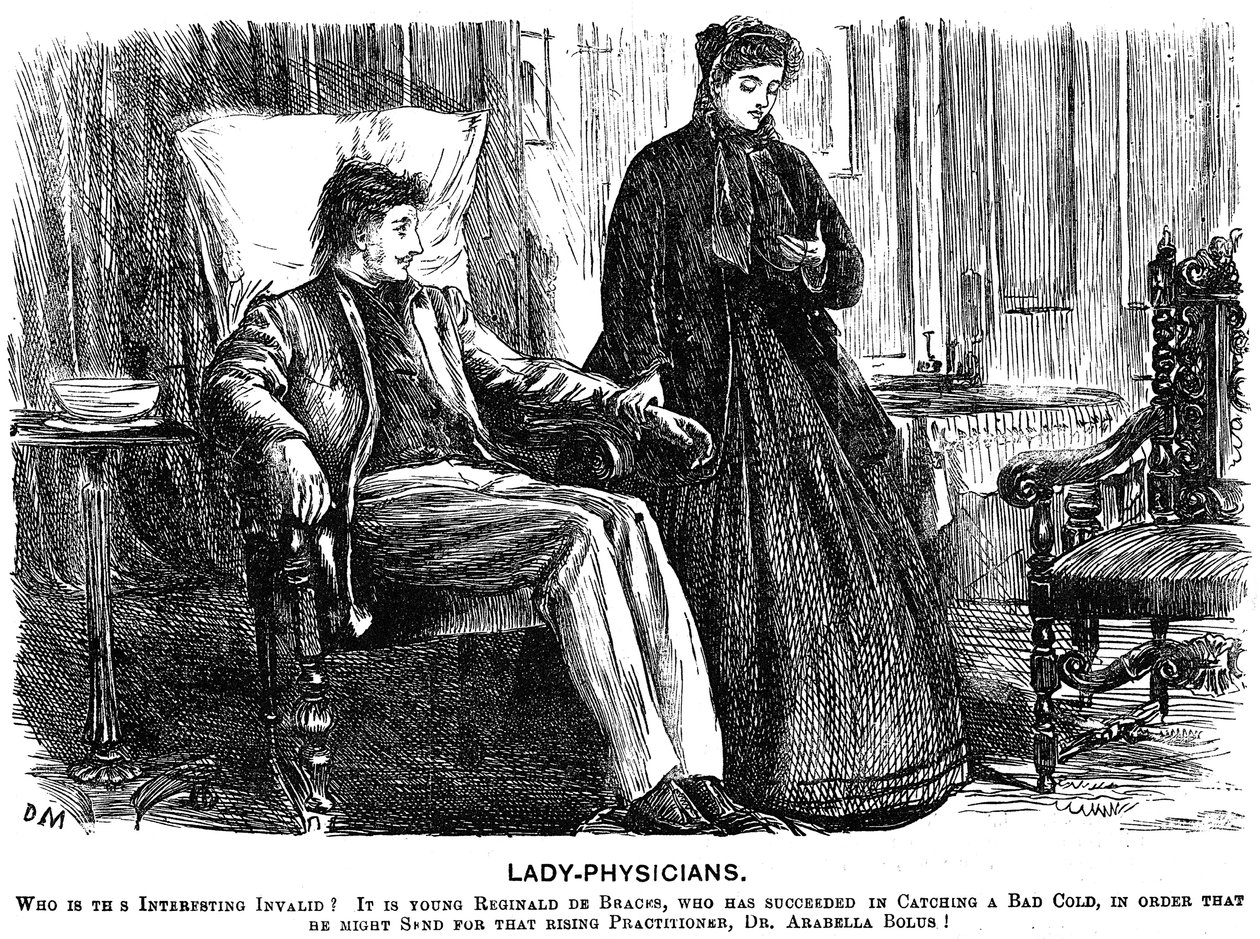 Lady Physicians, 1865 by George du Maurier