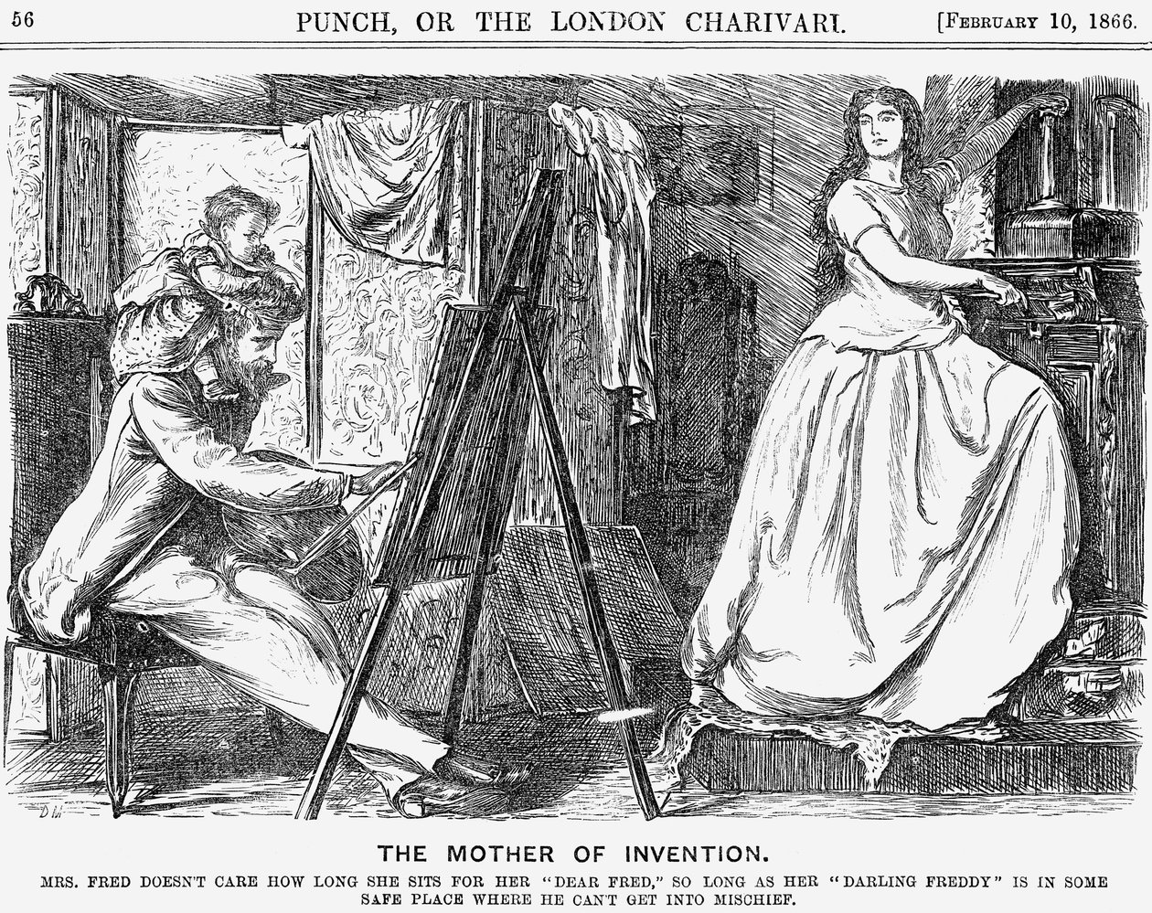 The Mother of Invention by George du Maurier