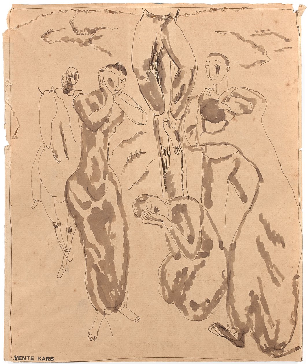Lamentation of Christ, Lamentation at the Foot of the Cross by Georges Karpeles