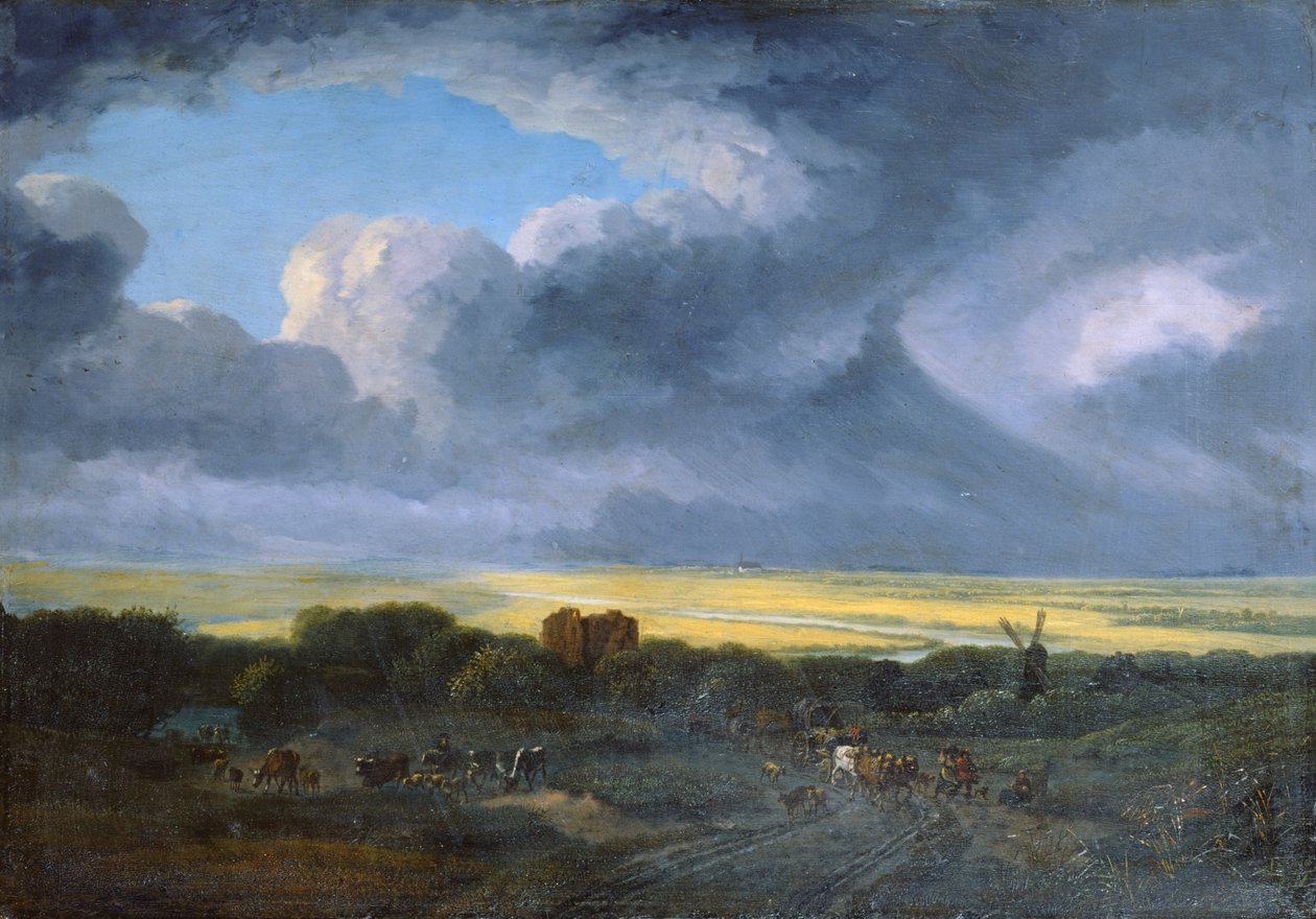 Stormy Landscape by Georges Michel