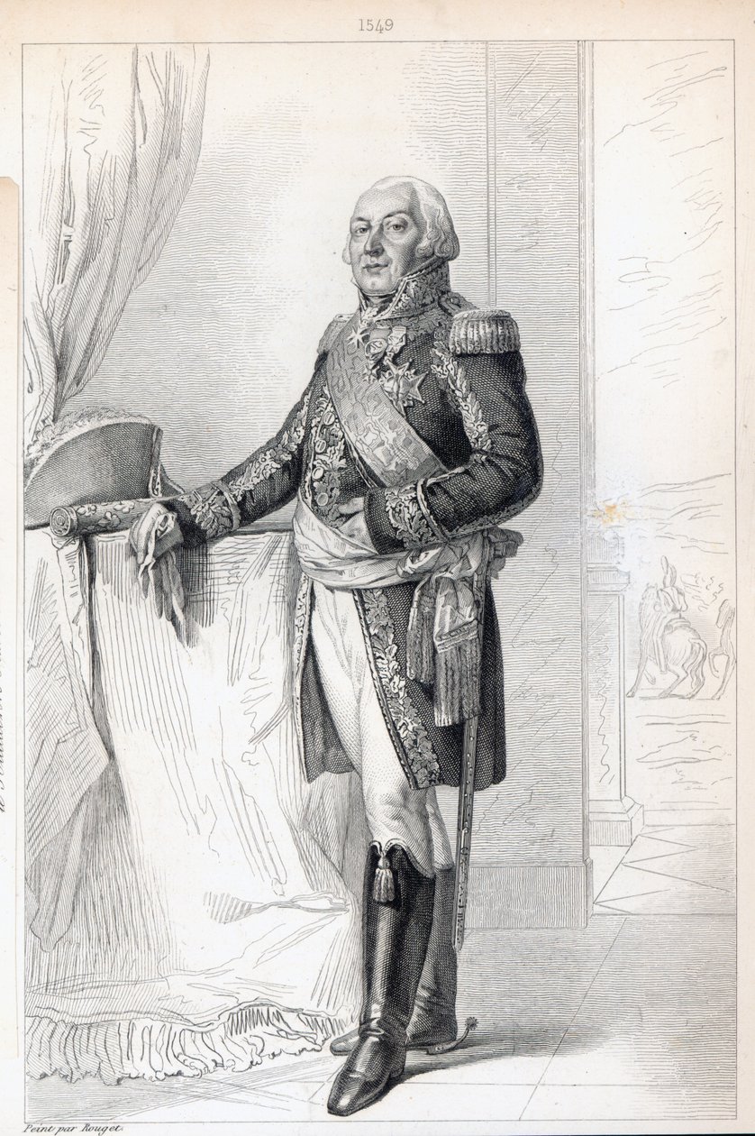 Francois-Henri de Franquetot de Coigny (1737-1821), Duc de Coigny by Georges Rouget