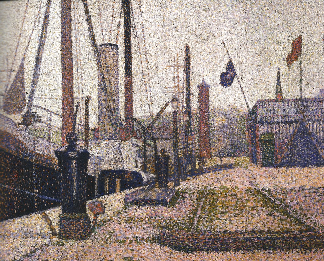 Port in Honfleur by Georges Seurat