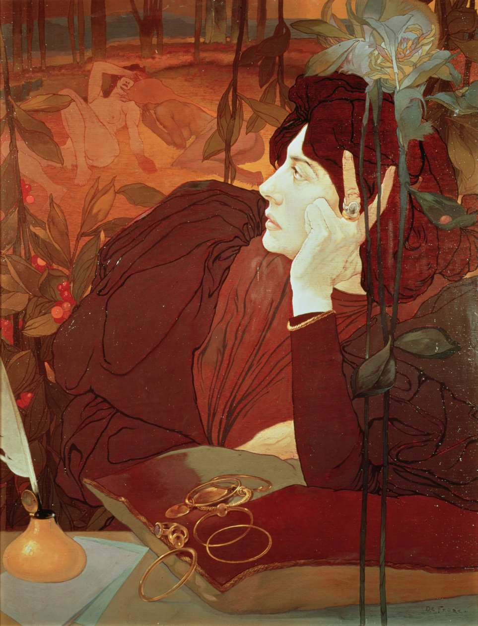 The Voice of Evil by Georges de Feure