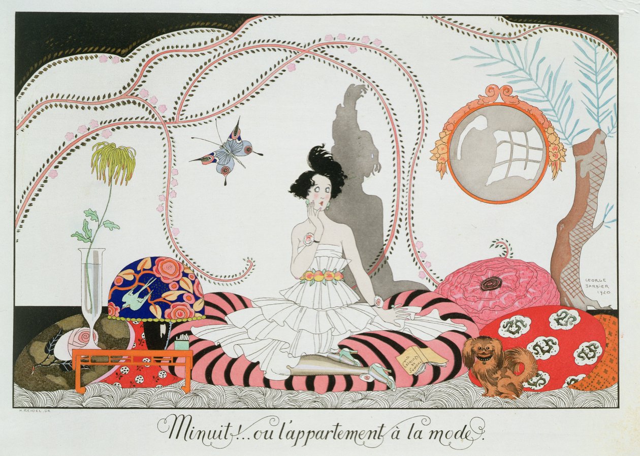 Midnight! or The Fashionable Apartment by Georges Barbier