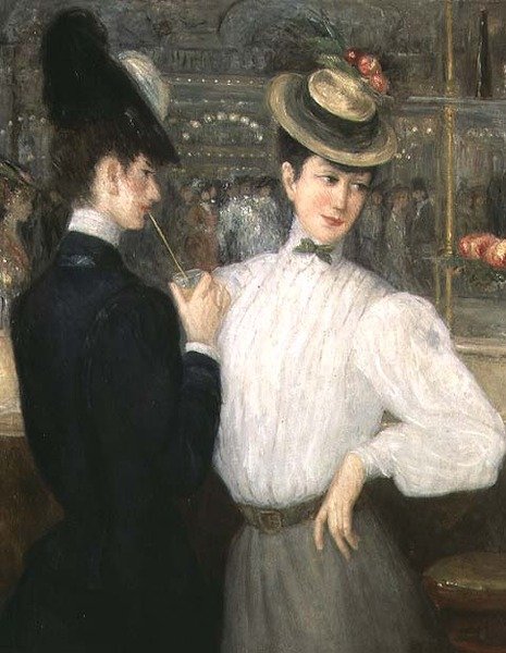 Refreshment Bar at the Folies Bergere by Georges Bottini