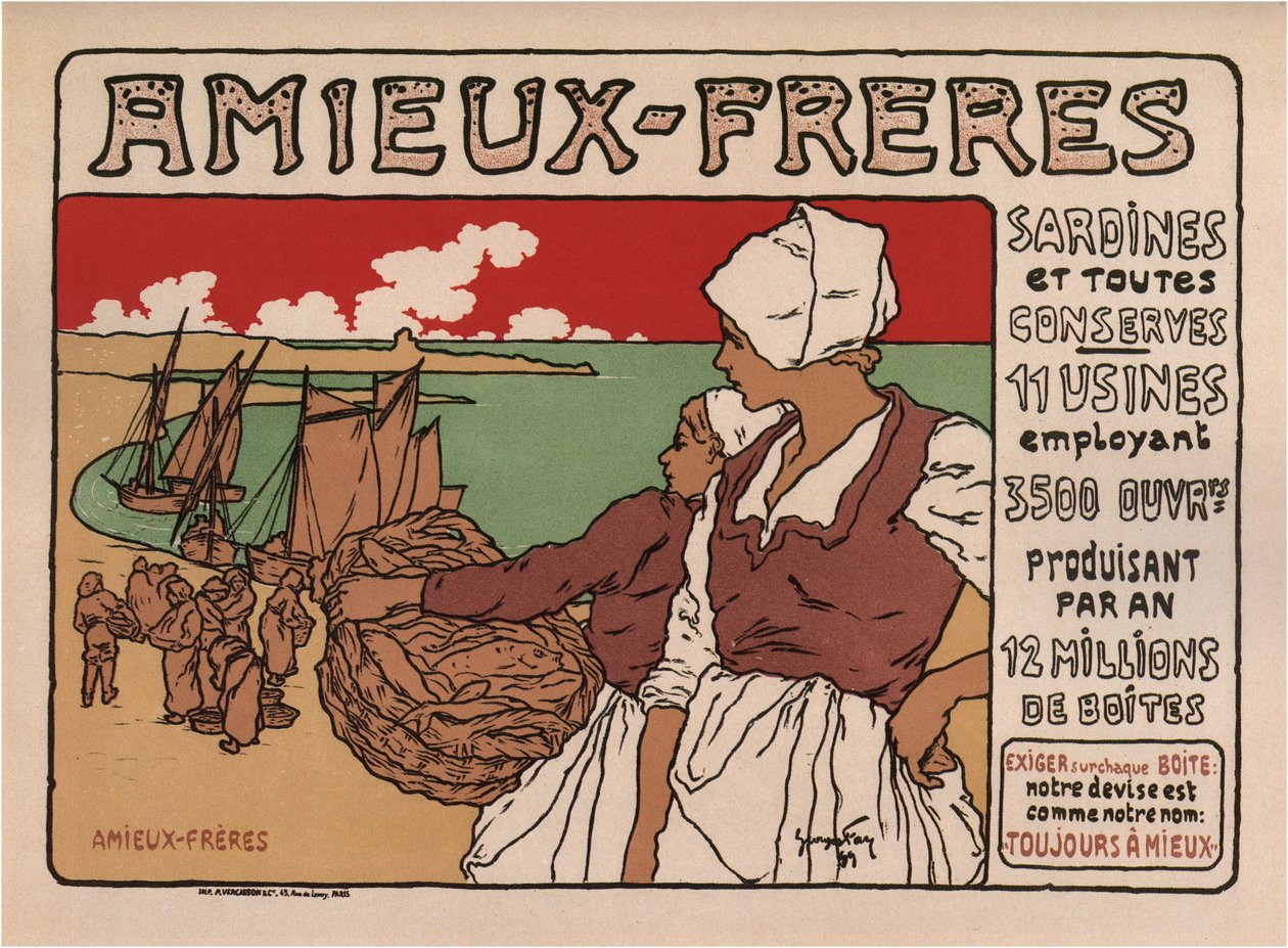 Amieux Freres Poster, 1899 by Georges Fay