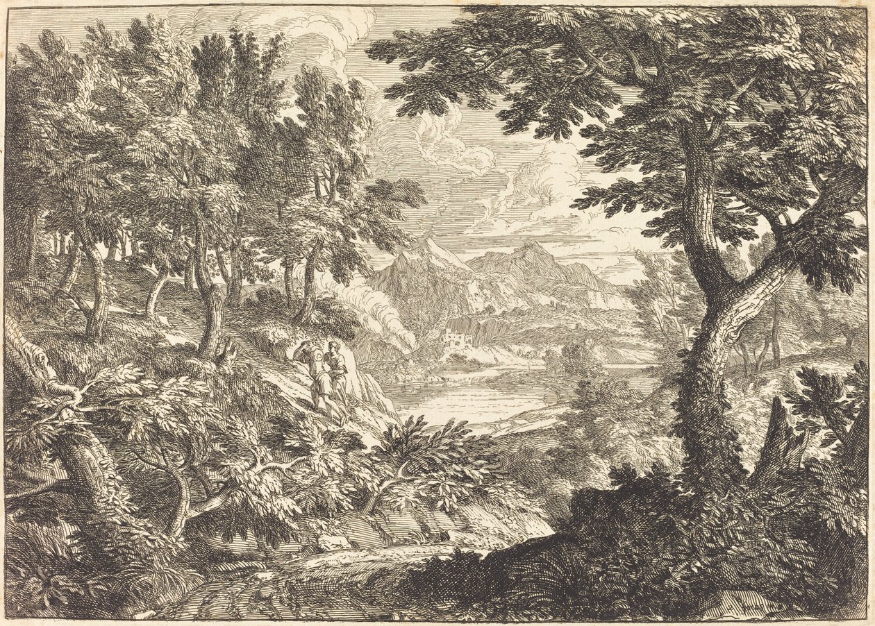 Landscape with Travelers by Georges Focus