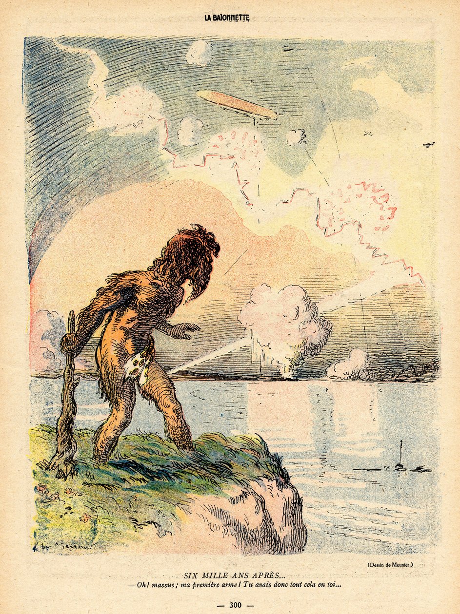 La Baionnette, Satirical in Colors by Georges Meunier