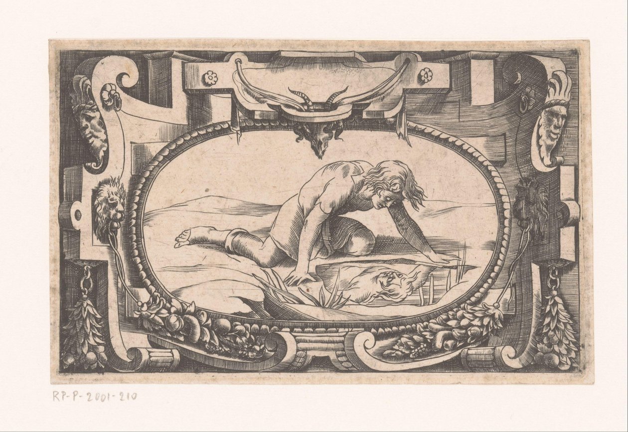 Narcissus (Cartouches) by Georges Reverdy
