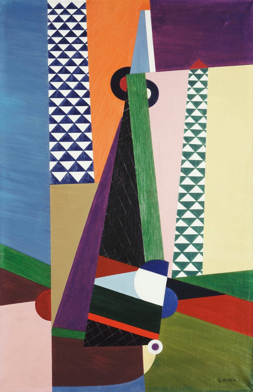 Geometric Composition by Georges Valmier