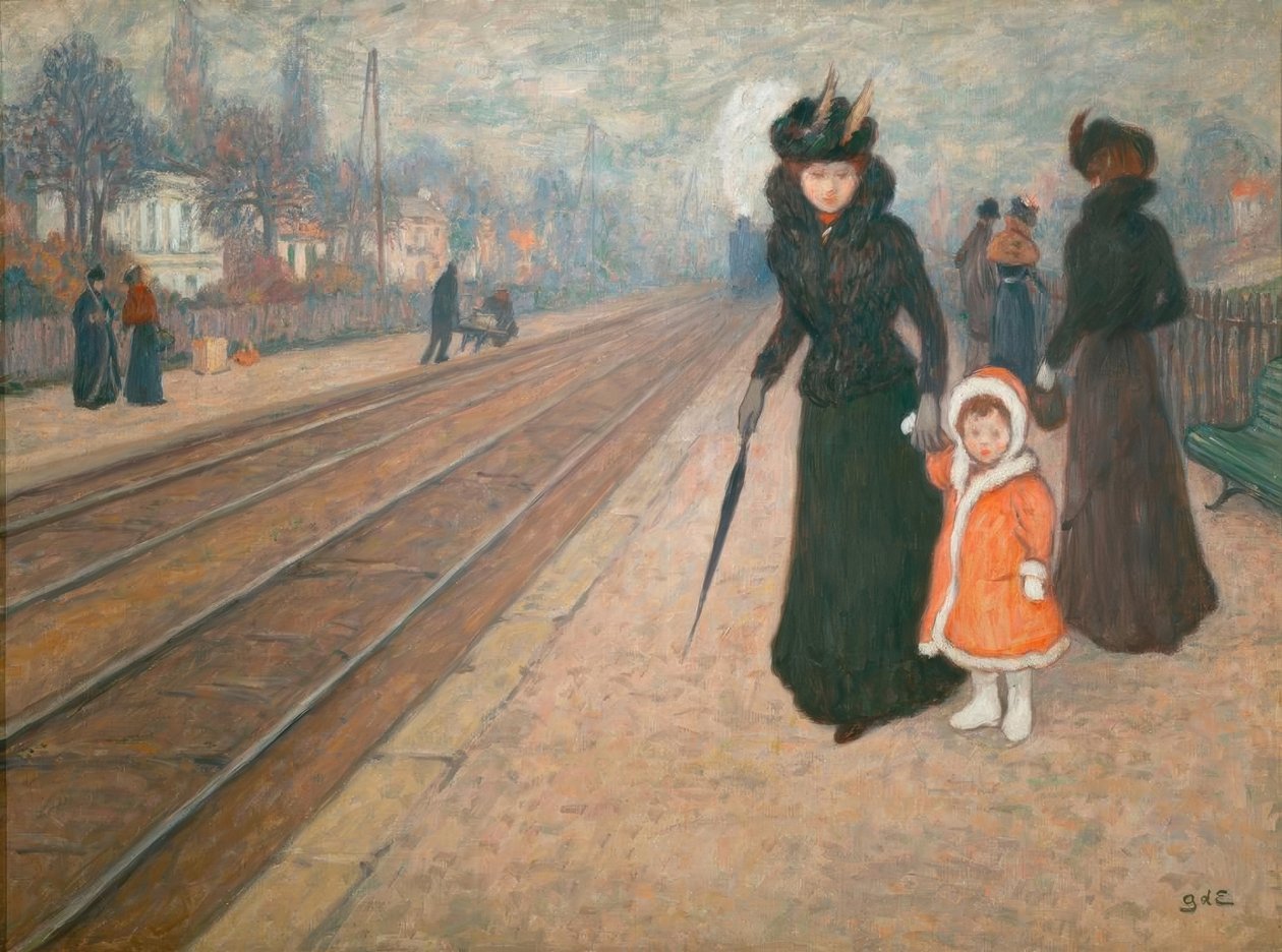 The Suburban Station by Georges d Espagnat