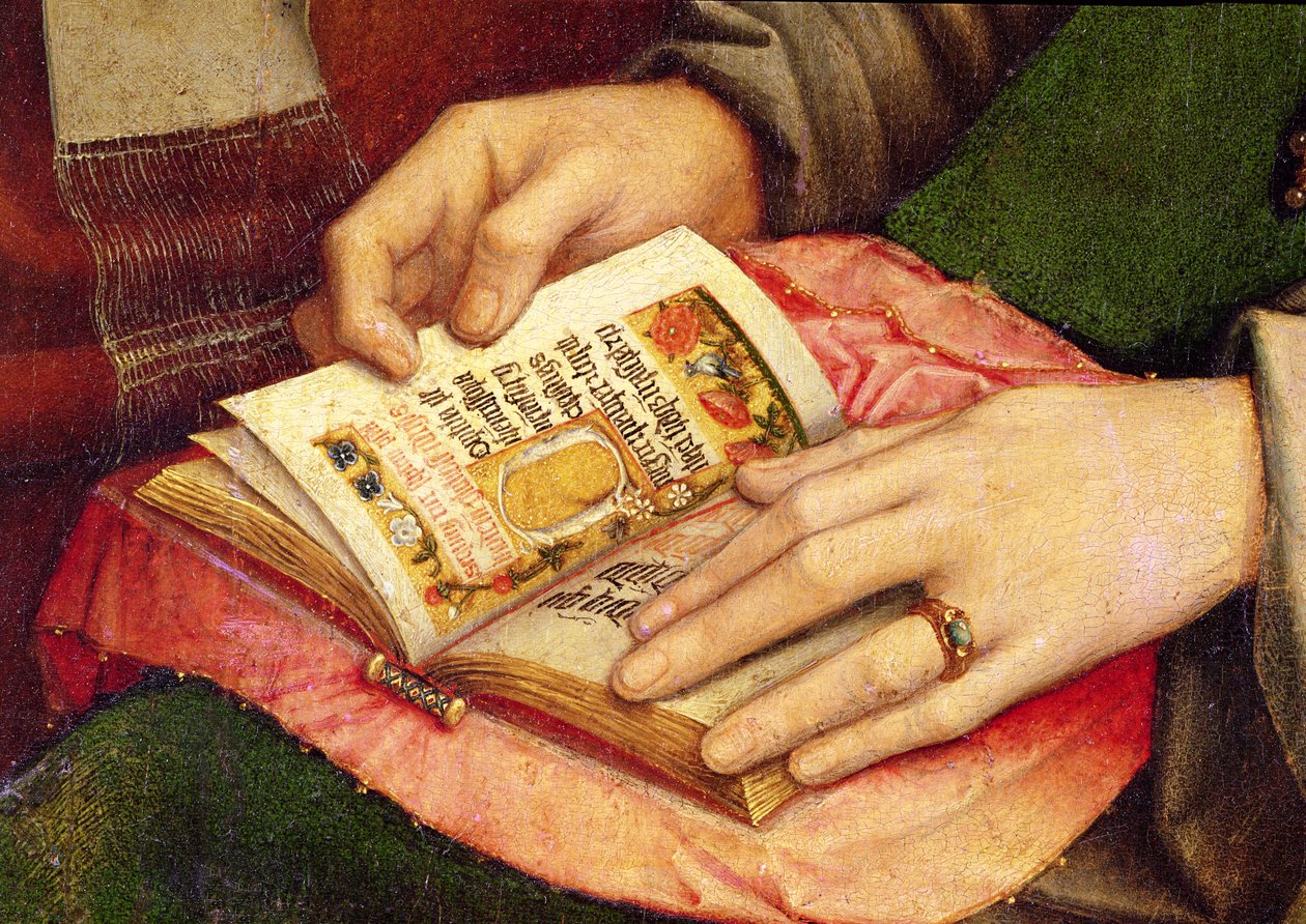 Virgin and Child with Saints (detail) by Gerard David