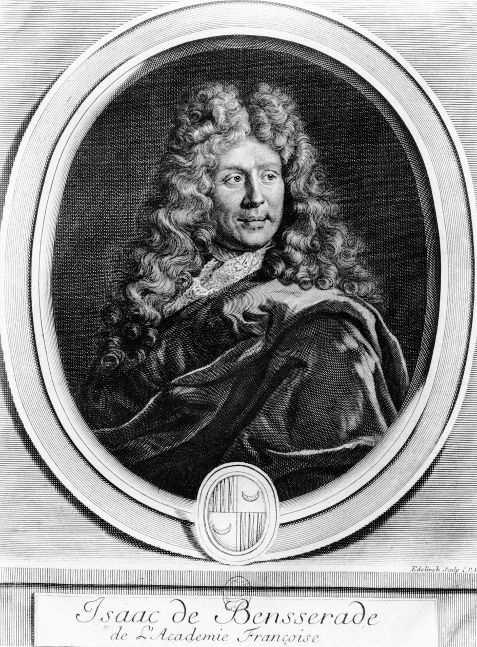 Isaac de Bensserade by Gérard Edelinck