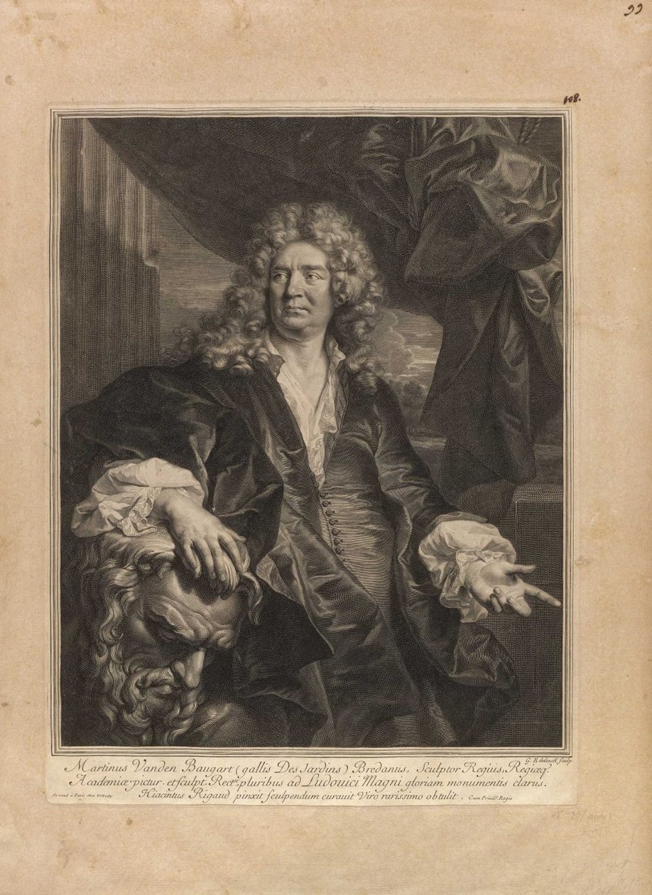 Martinus Vanden Baugart by Gérard Edelinck