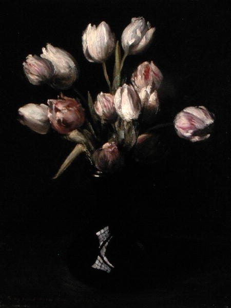 Tulips in a Vase by Gerard Chowne