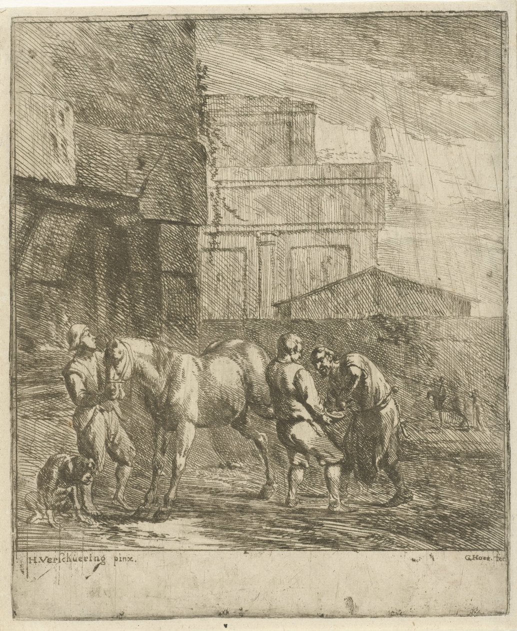 Blacksmith by Gerard Hoet (I)