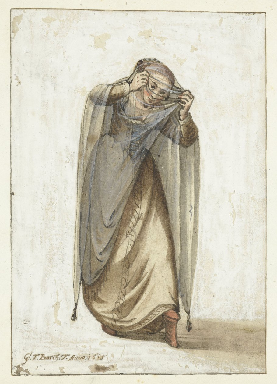 Venetian Courtesan by Gerard ter Borch