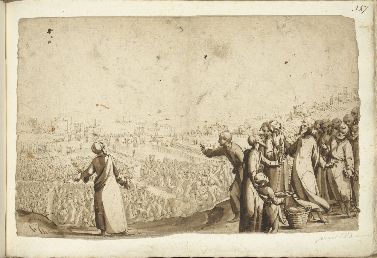 Christ Feeding the Multitude by Gerard ter Borch (I)