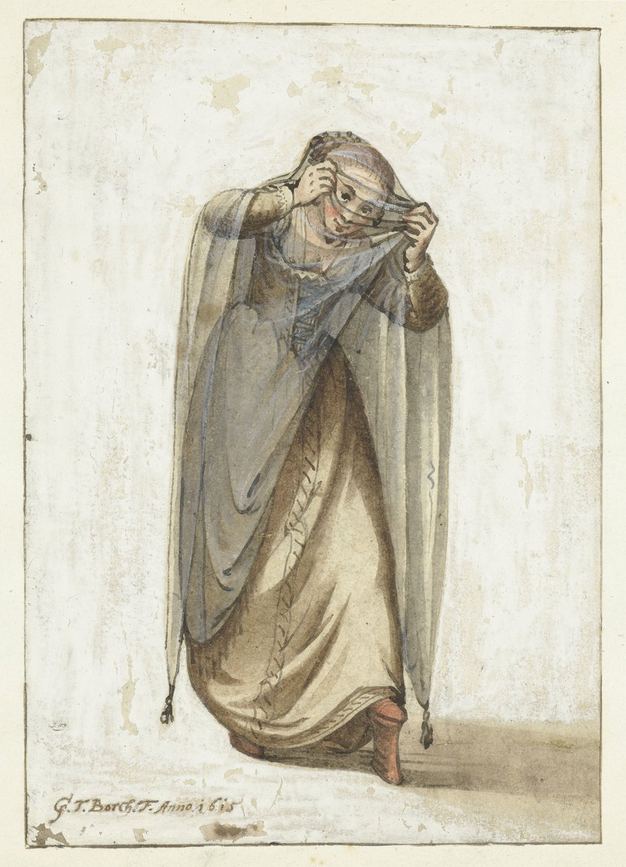 Venetian Courtesan by Gerard ter Borch (I)