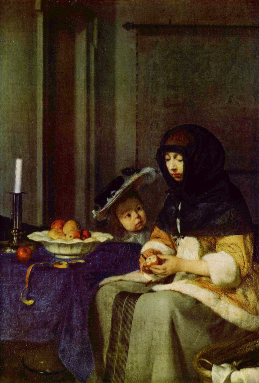 Apple Peeler by Gerard ter Borch
