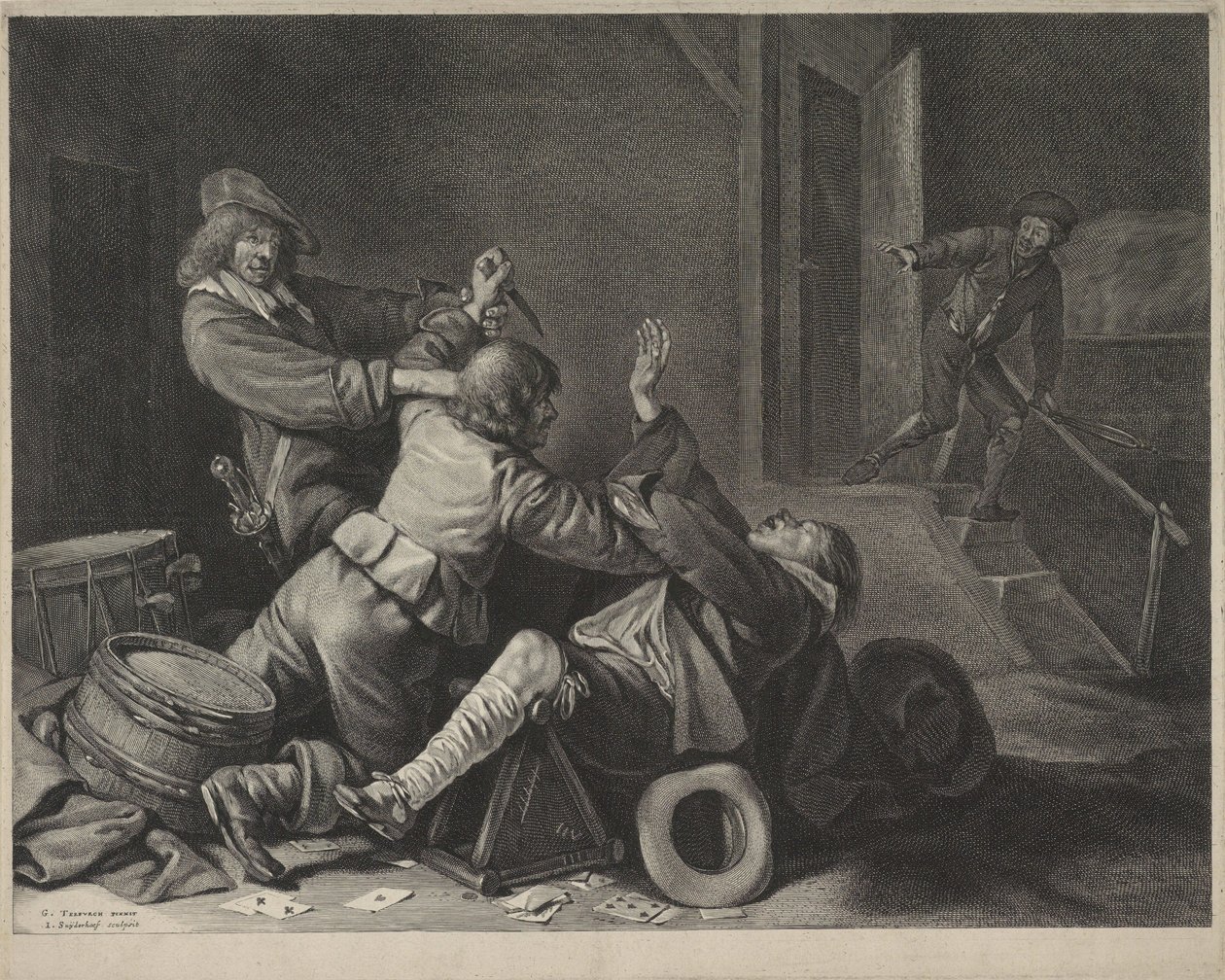 The Stabbing by Gerard ter Borch