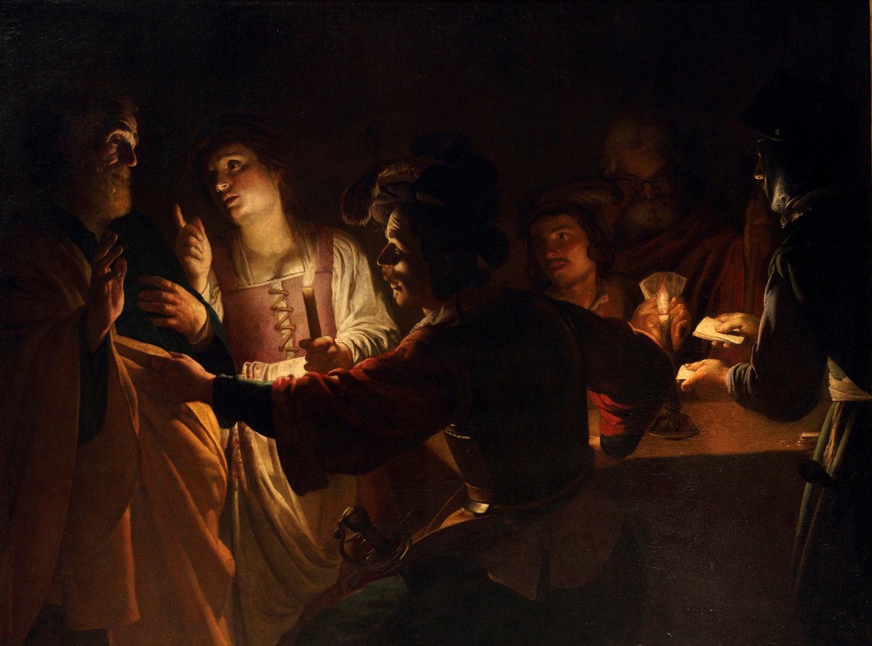 The Denial of Saint Peter by Gerard van Honthorst