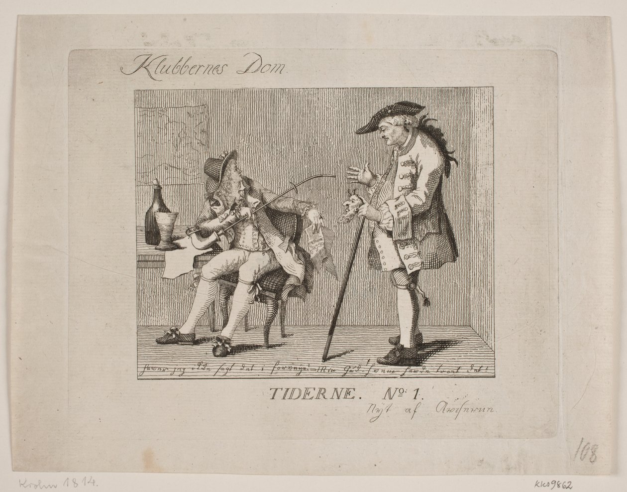 The Times No. 1, The Judgment of the Clubs by Gerhard Ludvig Lahde