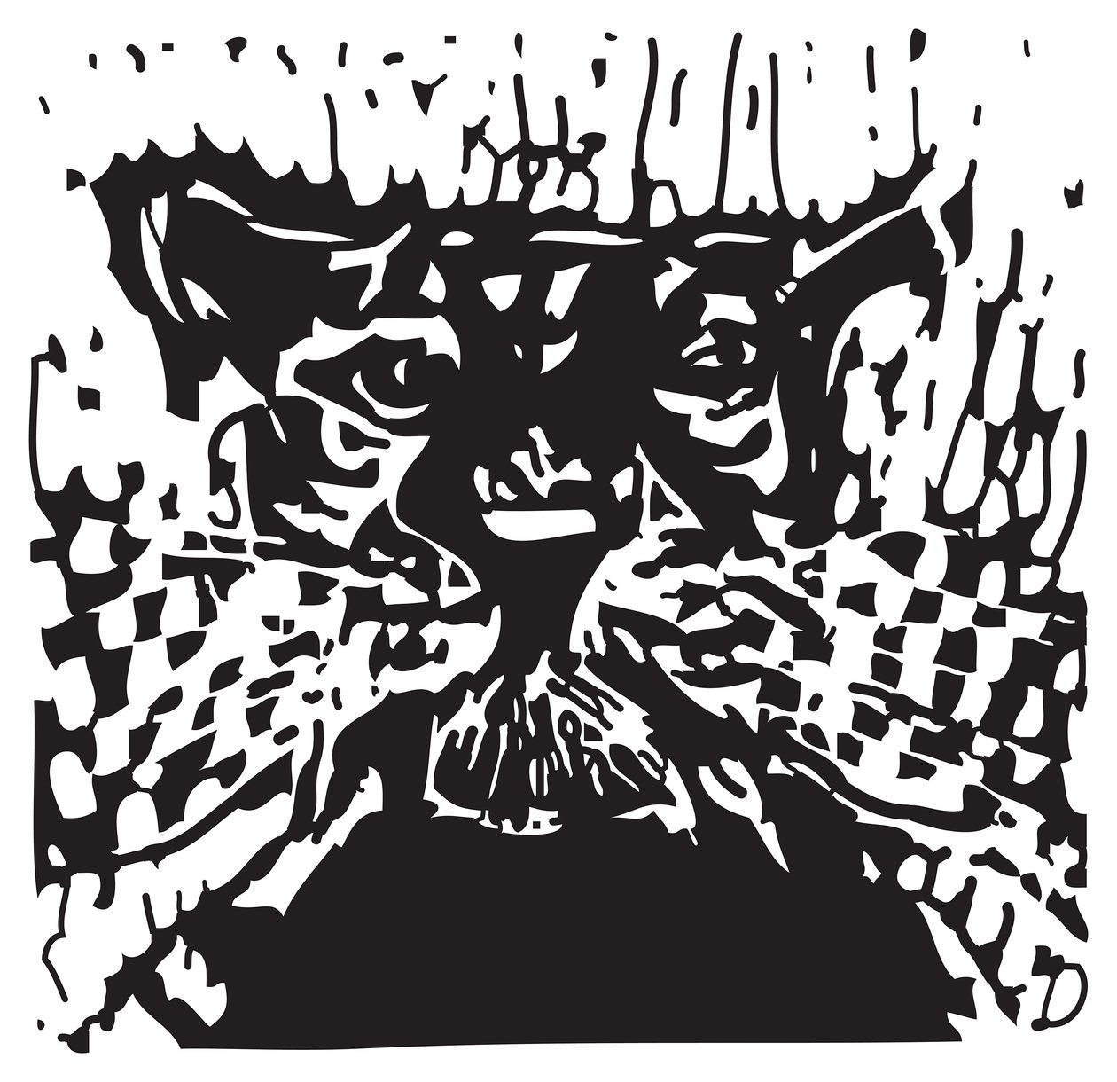 Cat with Whiskers by Gerhardt Isringhaus