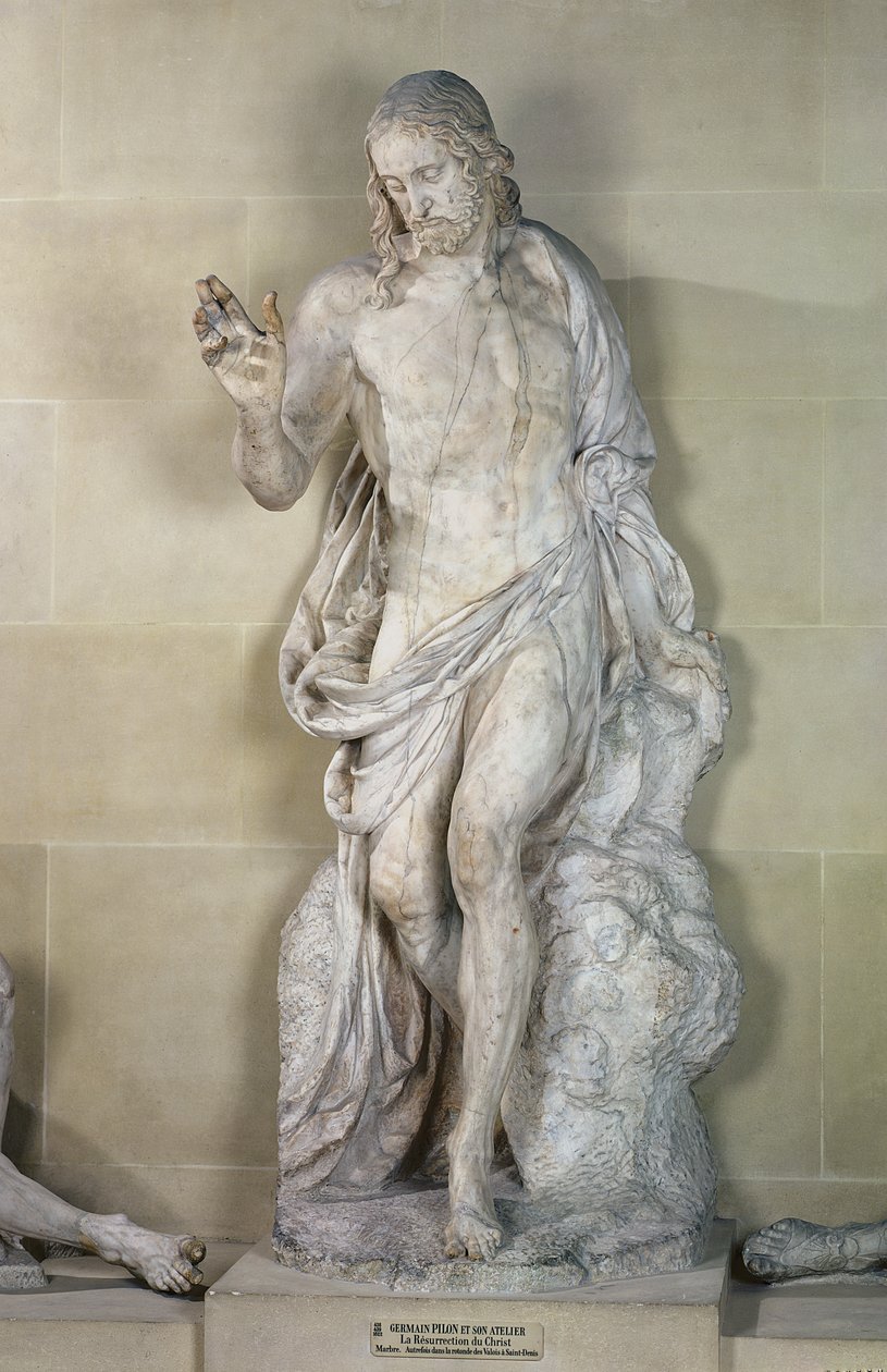 The Resurrection (detail) by Germain Pilon