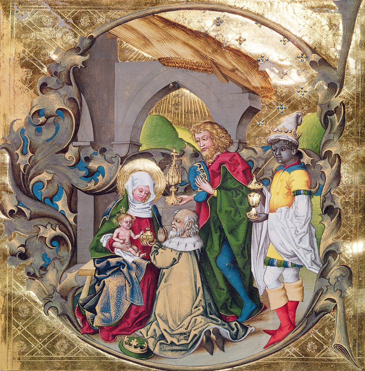 The Adoration of the Kings by German School