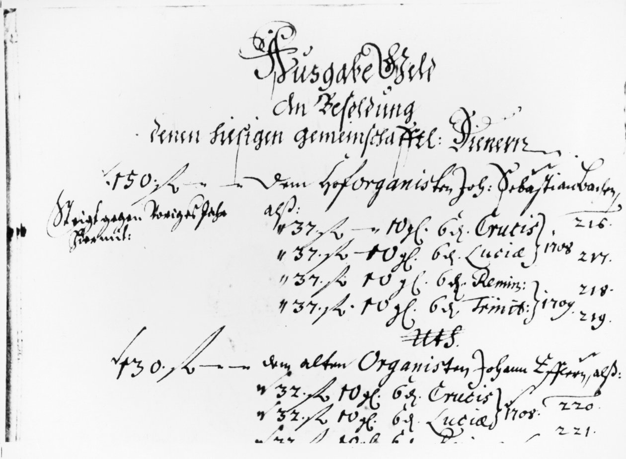 Excerpt from J.S. Bach