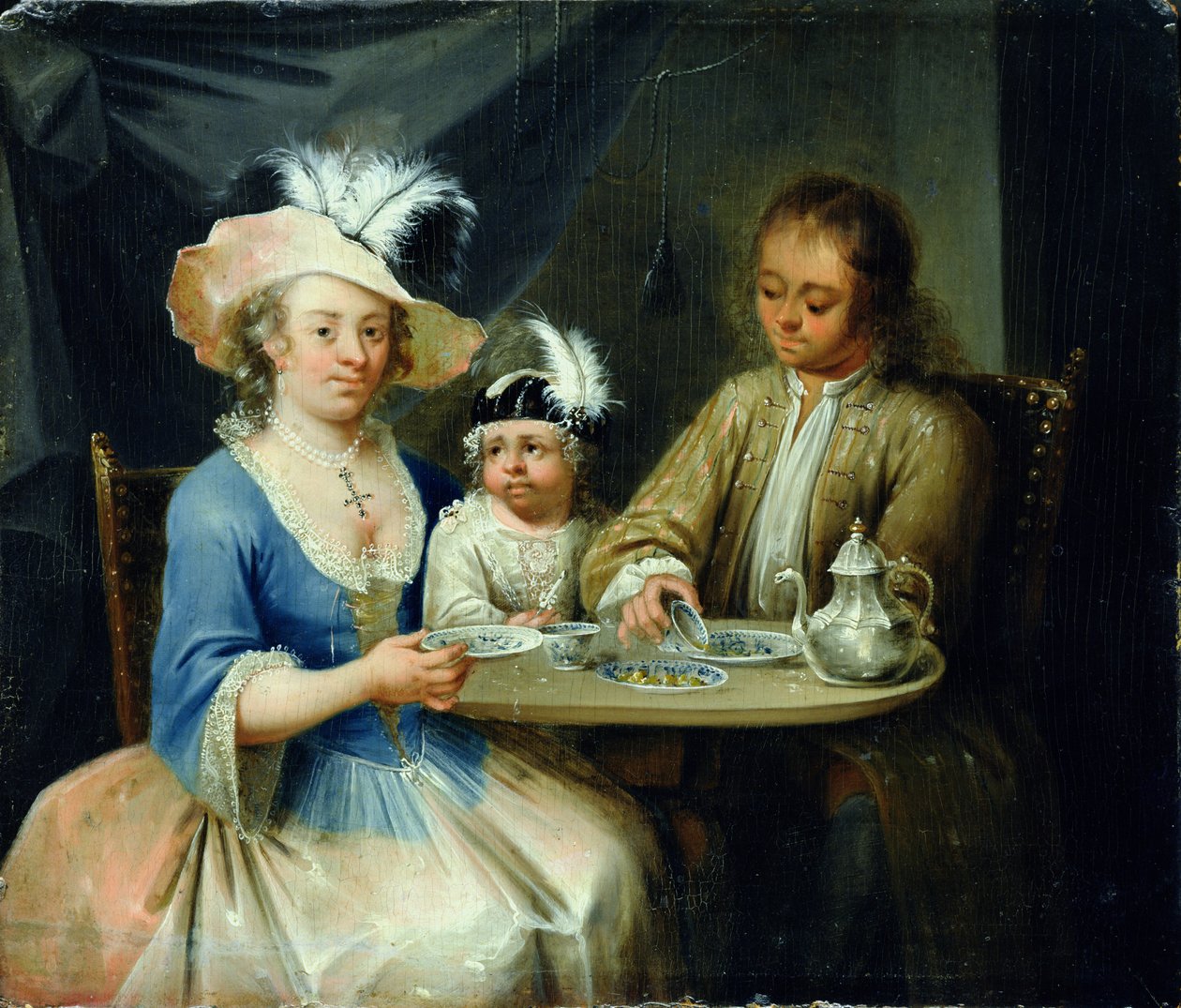 Family Portrait by German School