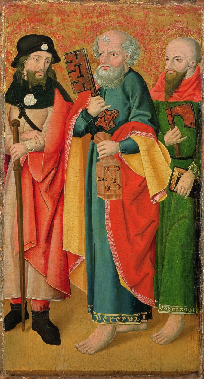 St James, St Peter and St Matthew by German School