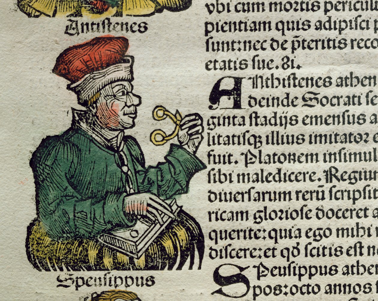 Text concerning the use of glasses by German School
