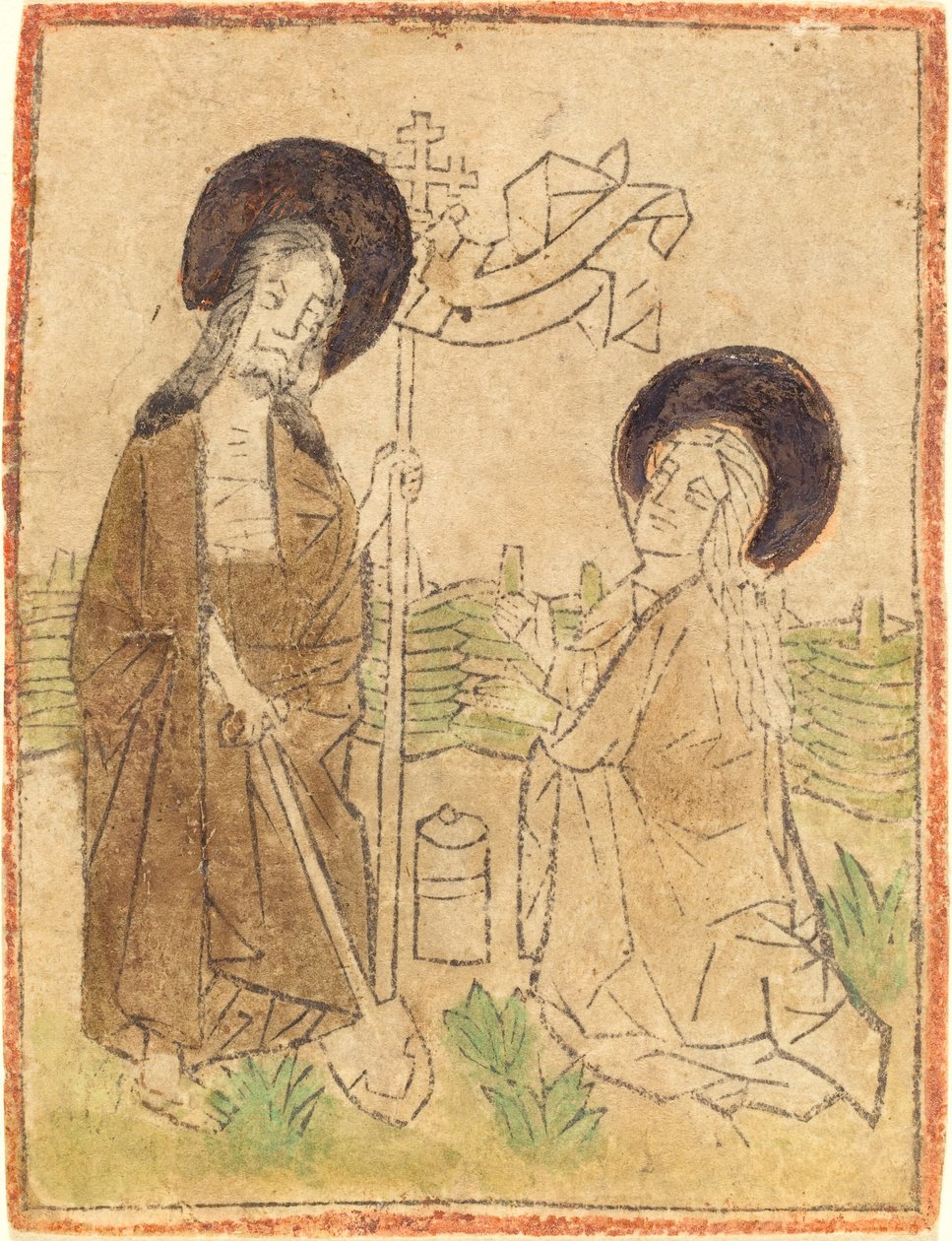 Christ Appearing to Mary Magdalene by German 15th Century