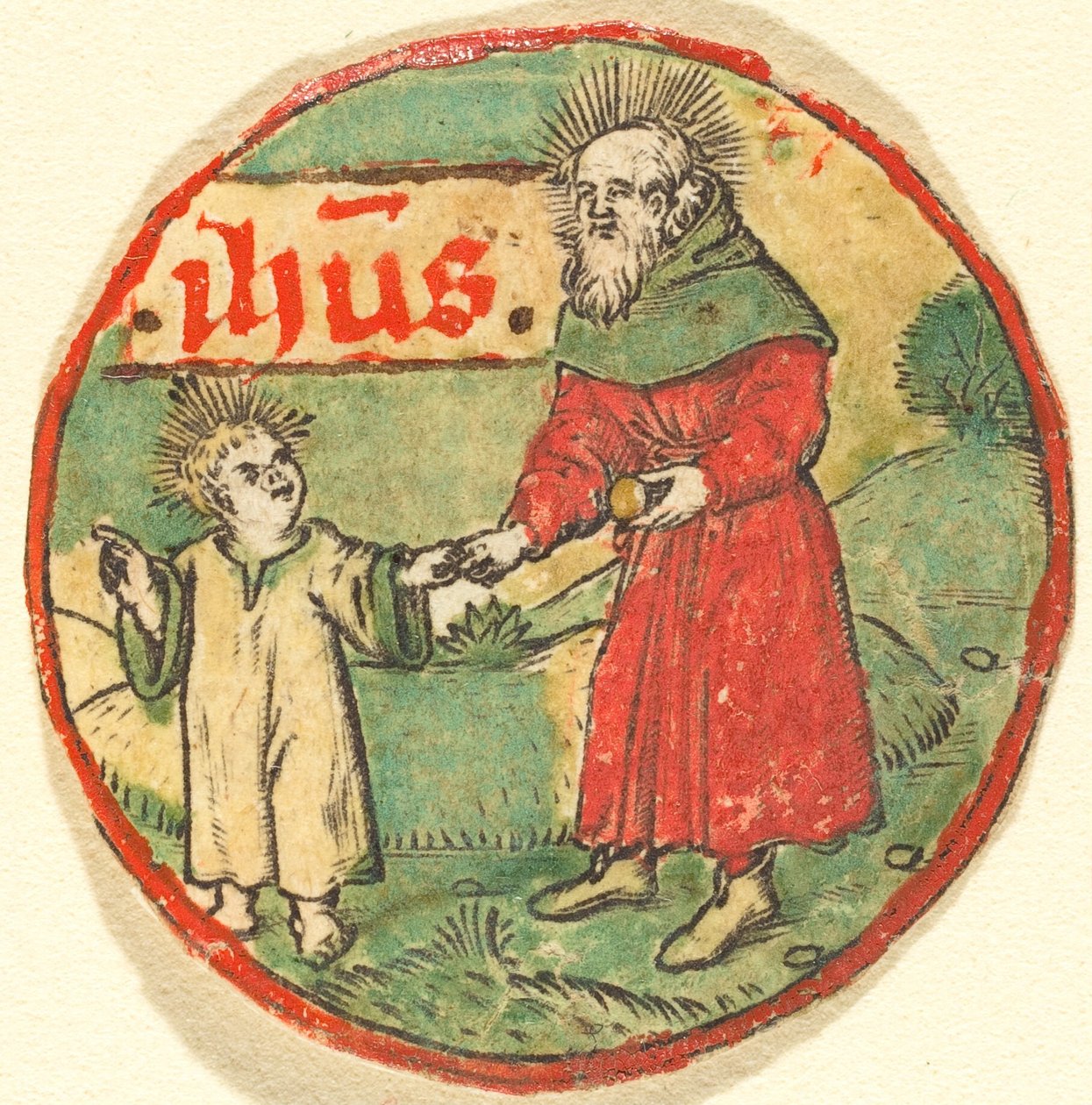 Joseph and the Christ Child by German 15th Century