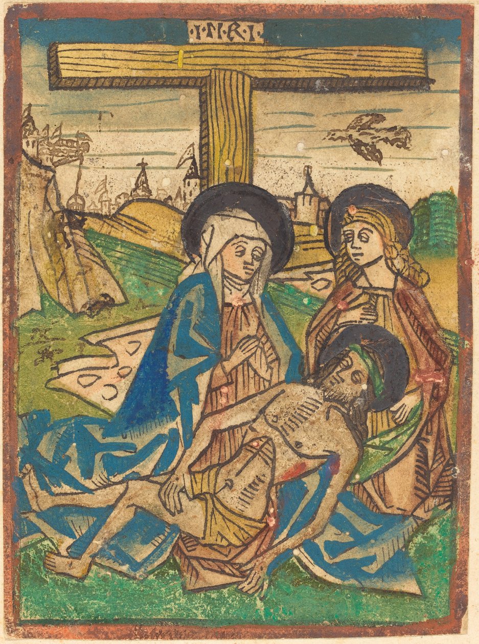 Pietà with Saint John by German 15th Century