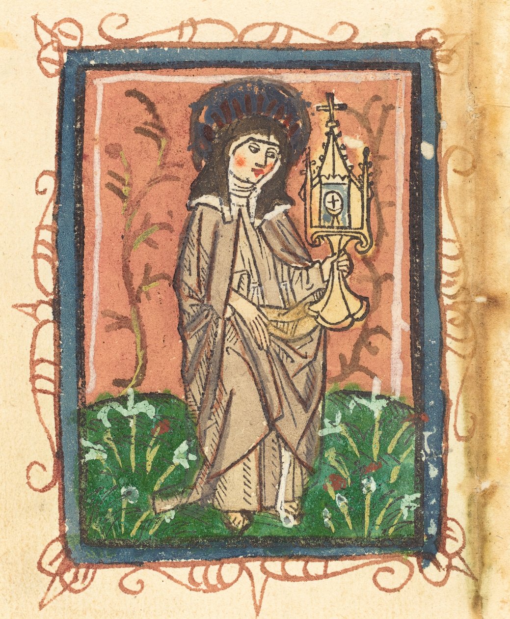 Saint Clare of Assisi by German 15th Century