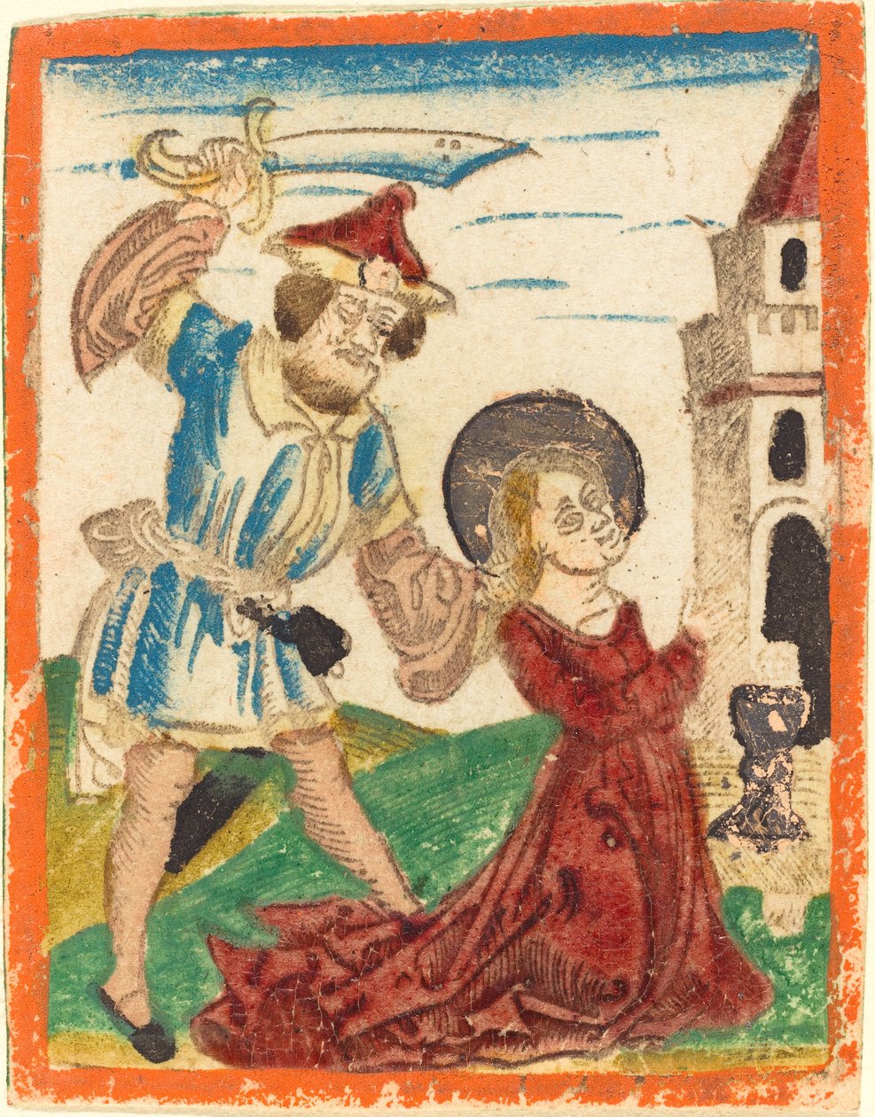The Martyrdom of Saint Barbara by German 15th Century