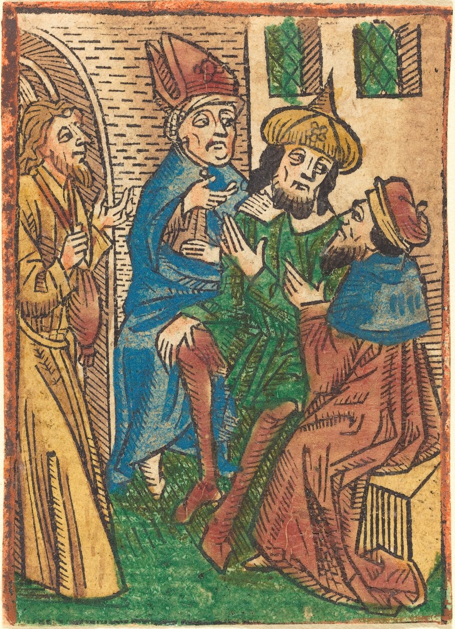 Treason of Judas by German 15th Century