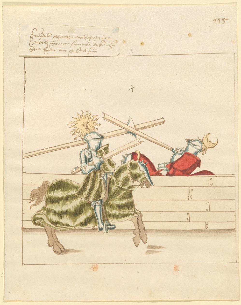 Italian Joust of Peace by German 16th Century