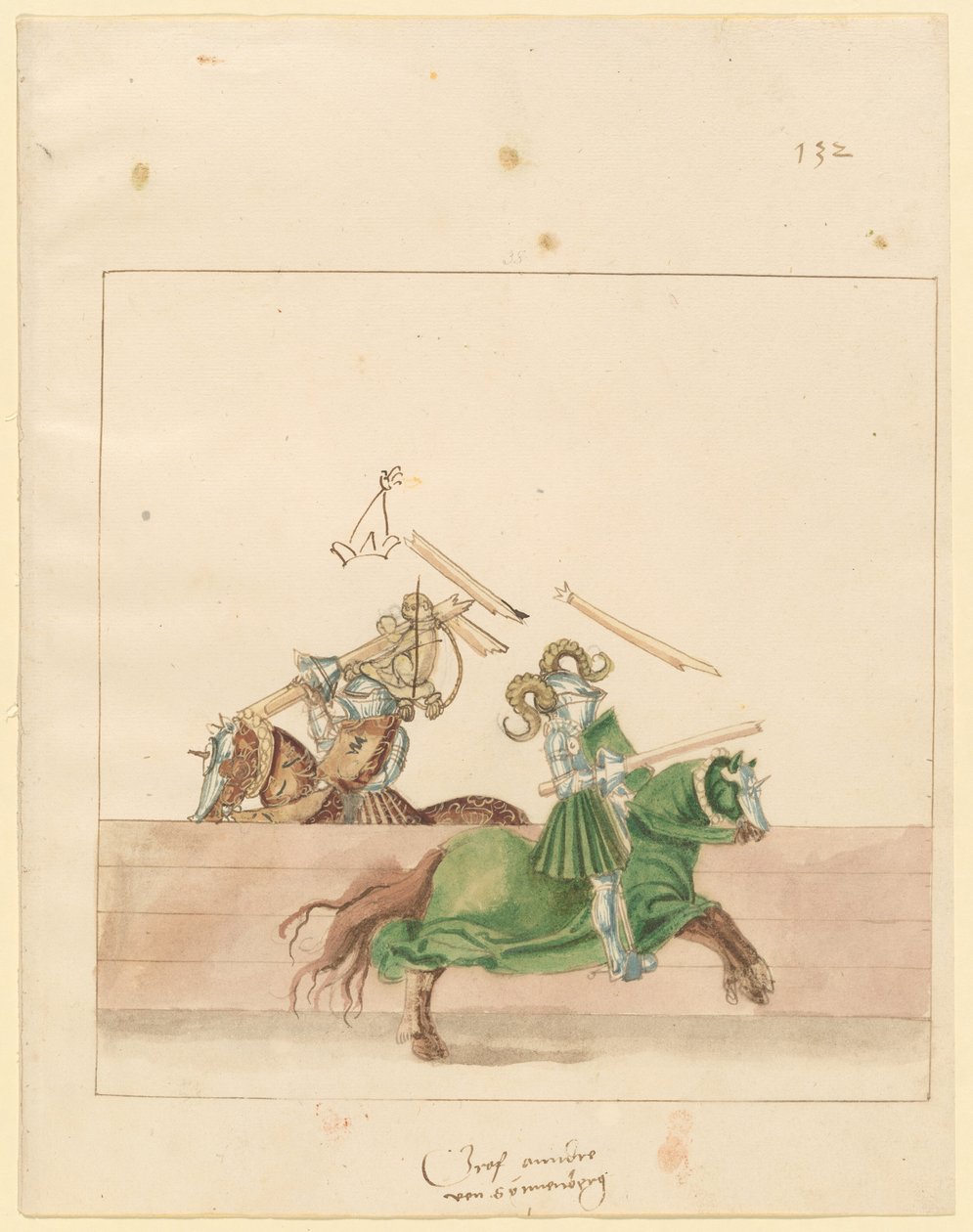 Italian Joust of Peace by German 16th Century