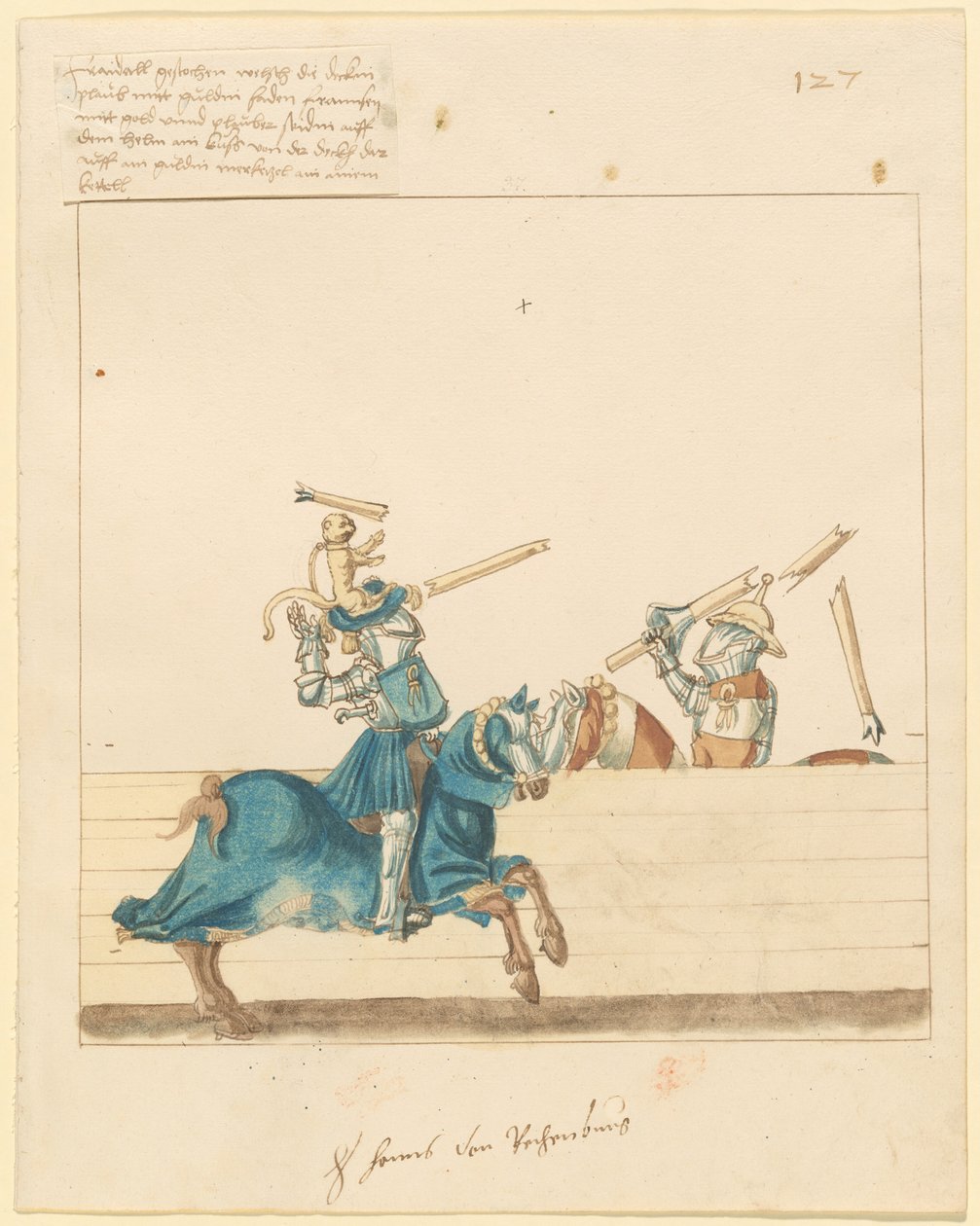 Italian Joust of Peace by German 16th Century