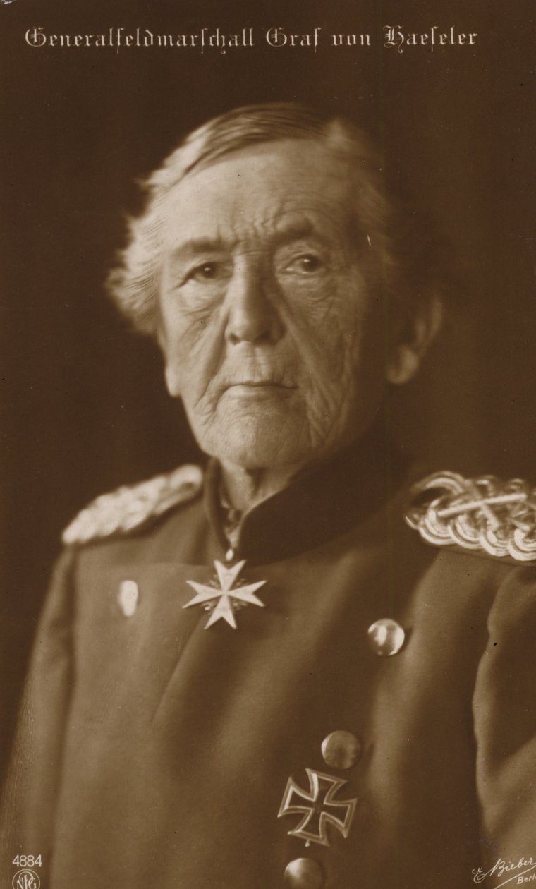 Generalfeldmarschall Graf von Haeseler by German Photographer