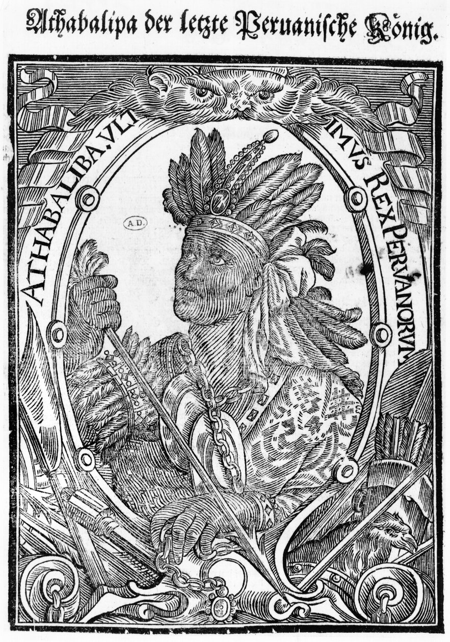 Atahualpa (c.1502-33) by German School