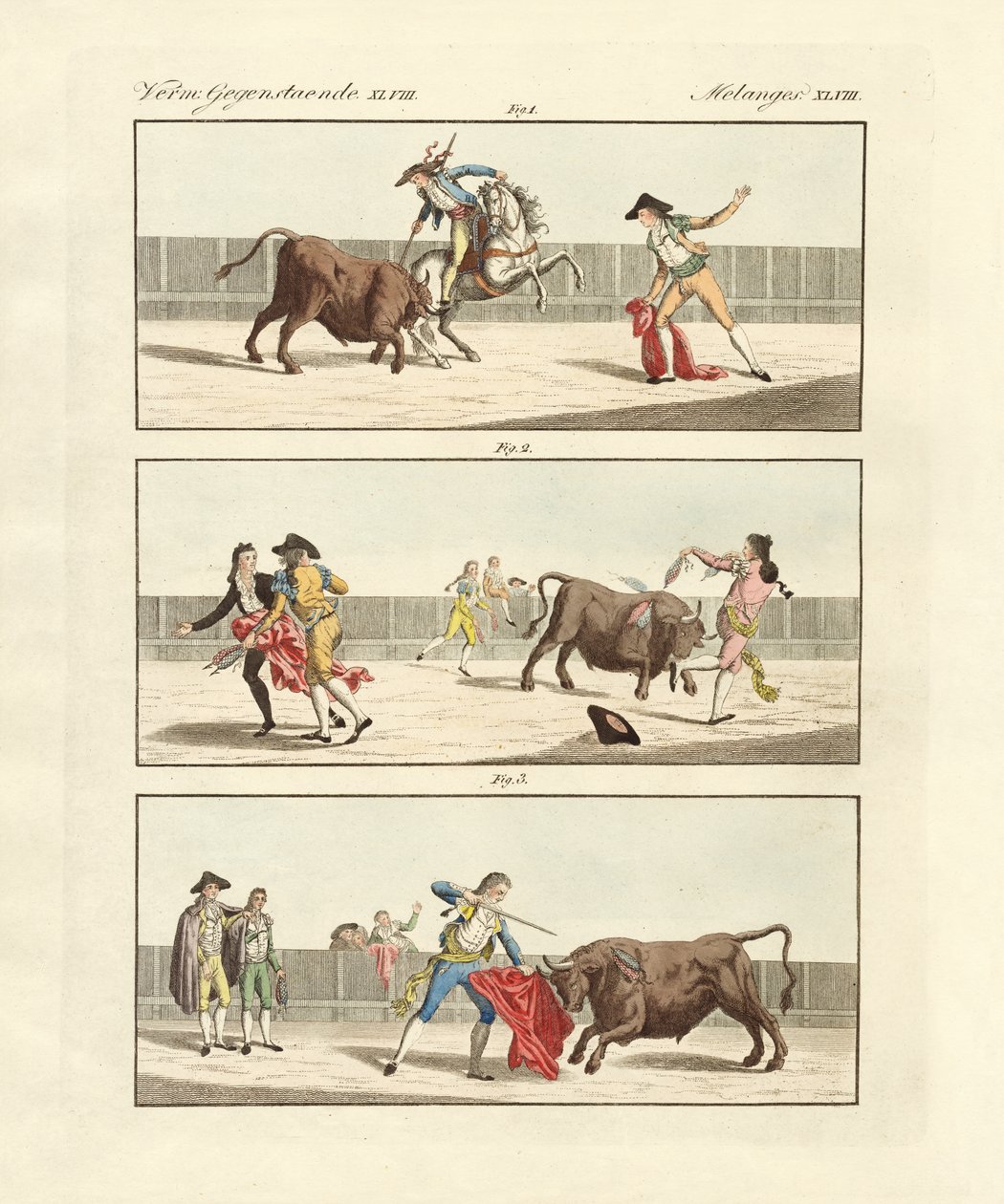 Bullfights of the Spanish by German School